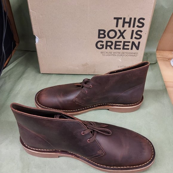 Clarks Bushacre 2 Mens Size 14 Dark Brown